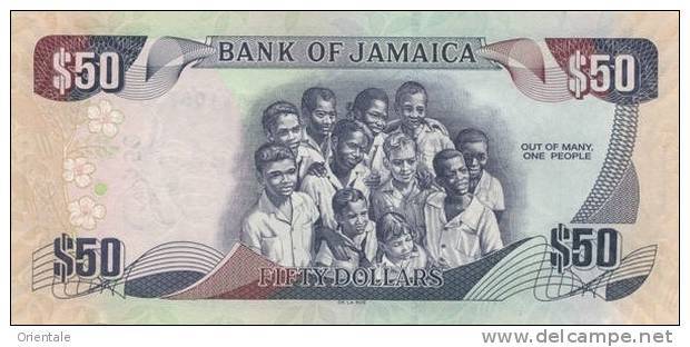 JAMAICA P. 89 50 D 2012 UNC - Jamaique