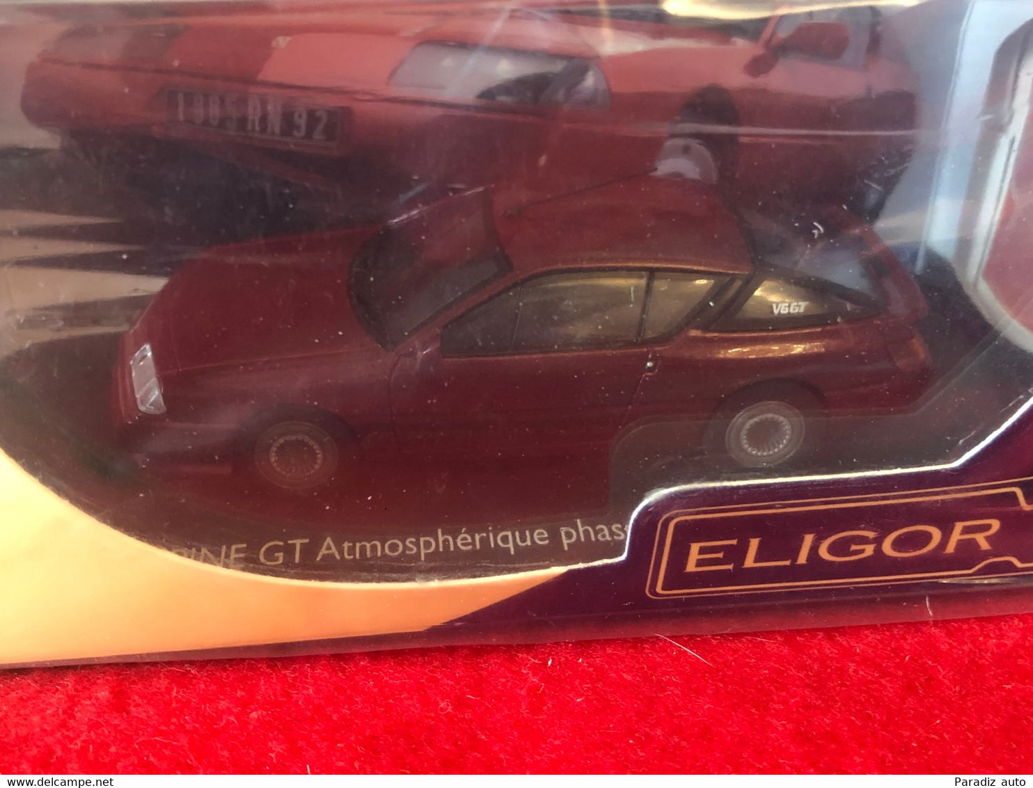 Alpine GT Atmosphérique Phase I Rouge Titien 1/43 Eligor - Eligor