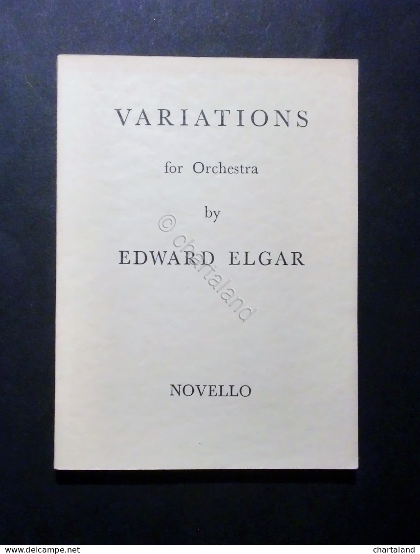 Musica Spartiti - Variations For Orchestra - Edward Elgar - Non Classificati