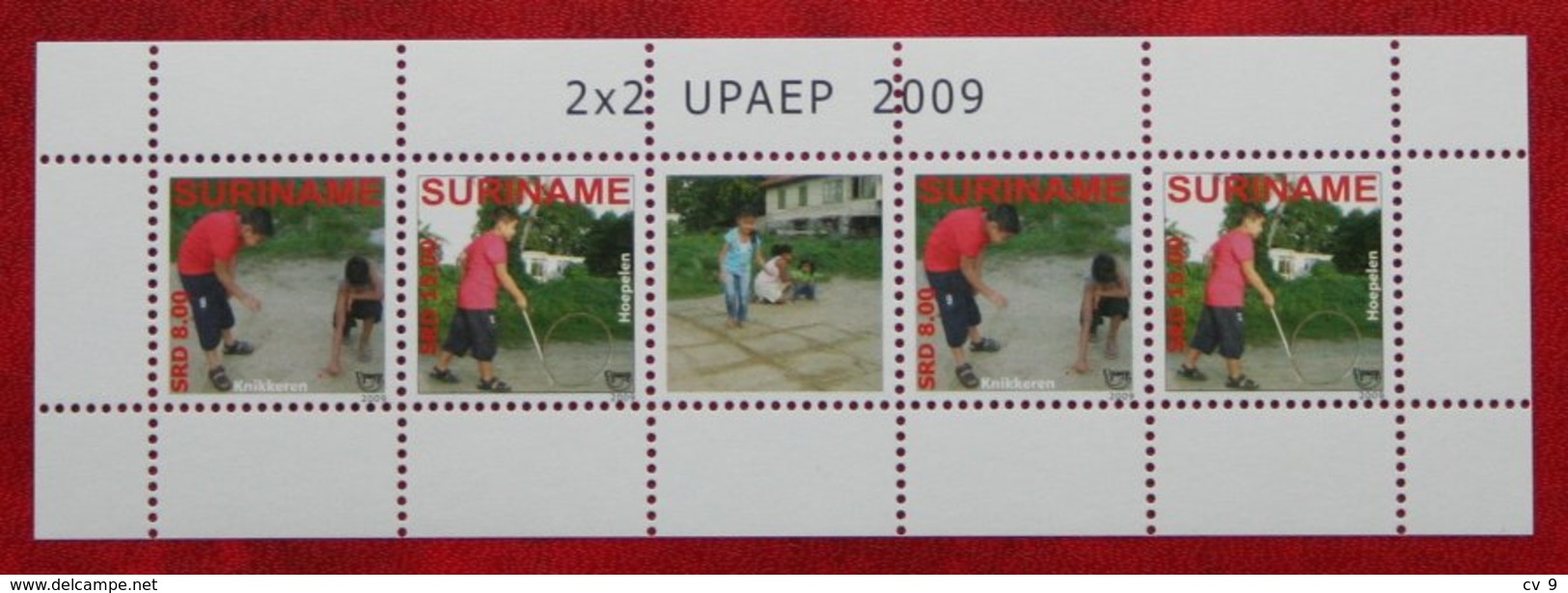 Surinam / Suriname 2009 UPAEP Children Playing (ZBL 1628-1629 Mi 2303-2304)  POSTFRIS / MNH ** - Suriname