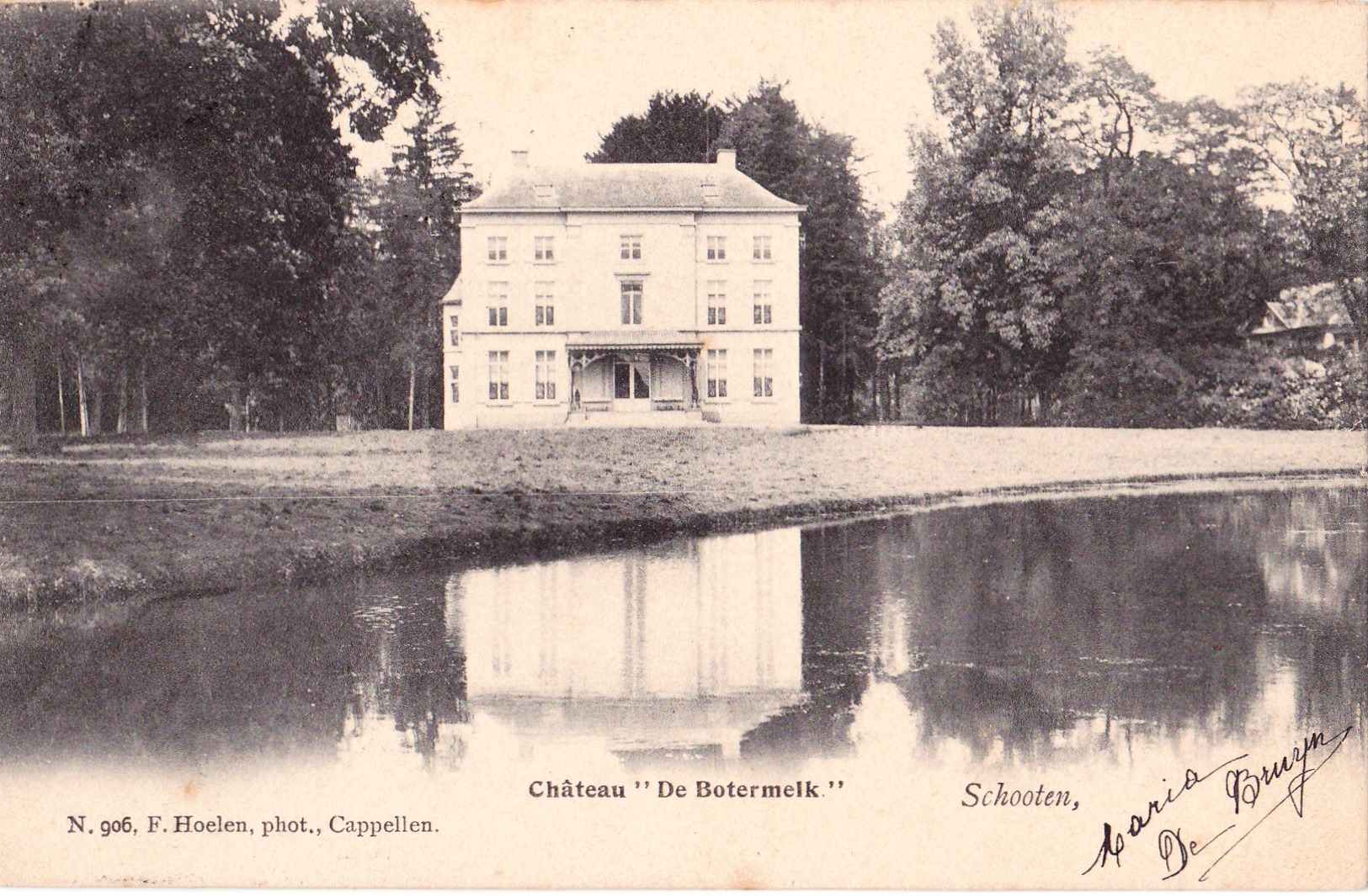 Schoten: Château "de Botermelk". - Schoten