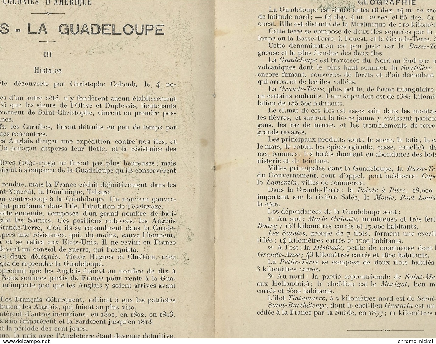 La Guadeloupe Antilles Vue De Pointe-Pitre Canne à Sucre Protège-cahier Couverture 220 X 175  Bon état 3 Scans - Protège-cahiers