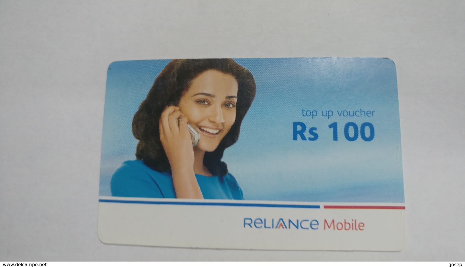 India-reliance Mobile Card-(25k)-(rs.100)-(30/9/07)-(maharashtra)-card Used+1 Card Prepiad Free - India