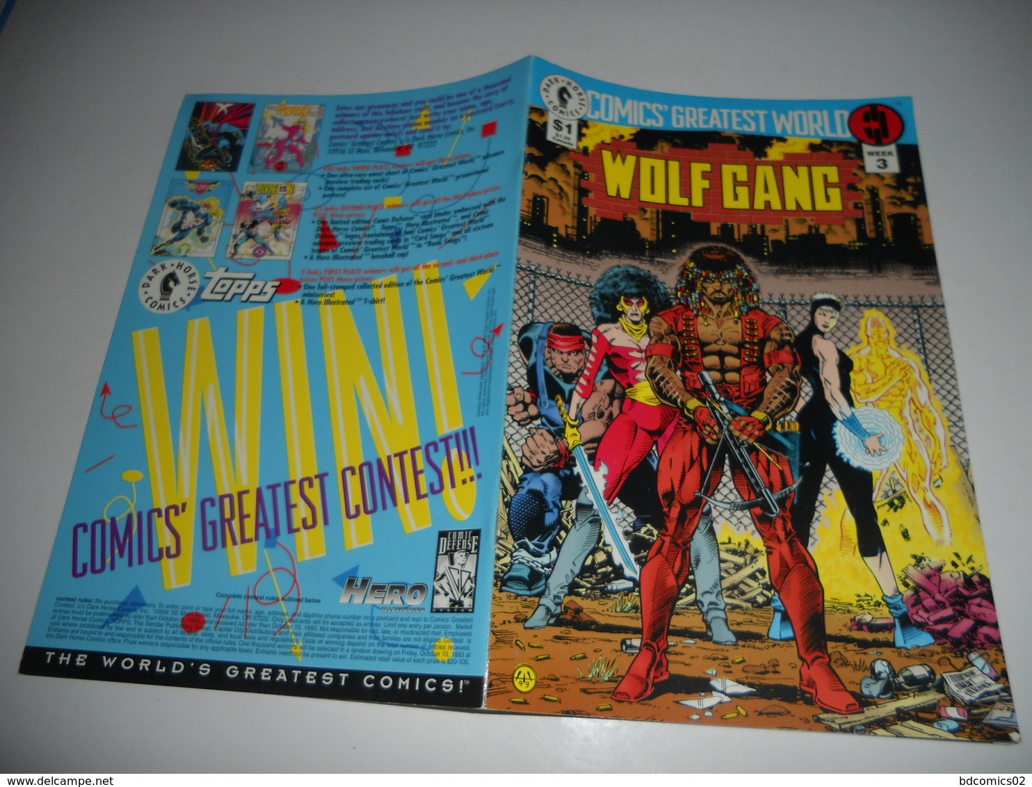 Comics'greatest World Division Wolf Gang N° 3  En V O - Marvel