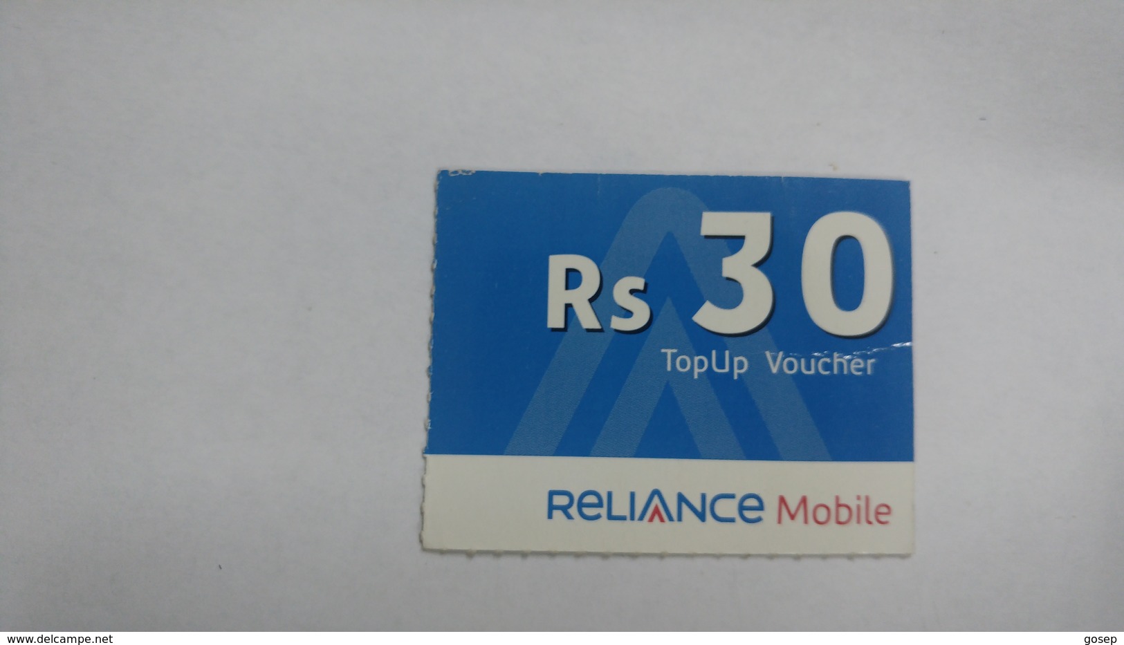 India-reliance Mobile Card-(26b)-(rs.30)-(31/3/11)-(maharashtra)-card Used+1 Card Prepiad Free - Indien