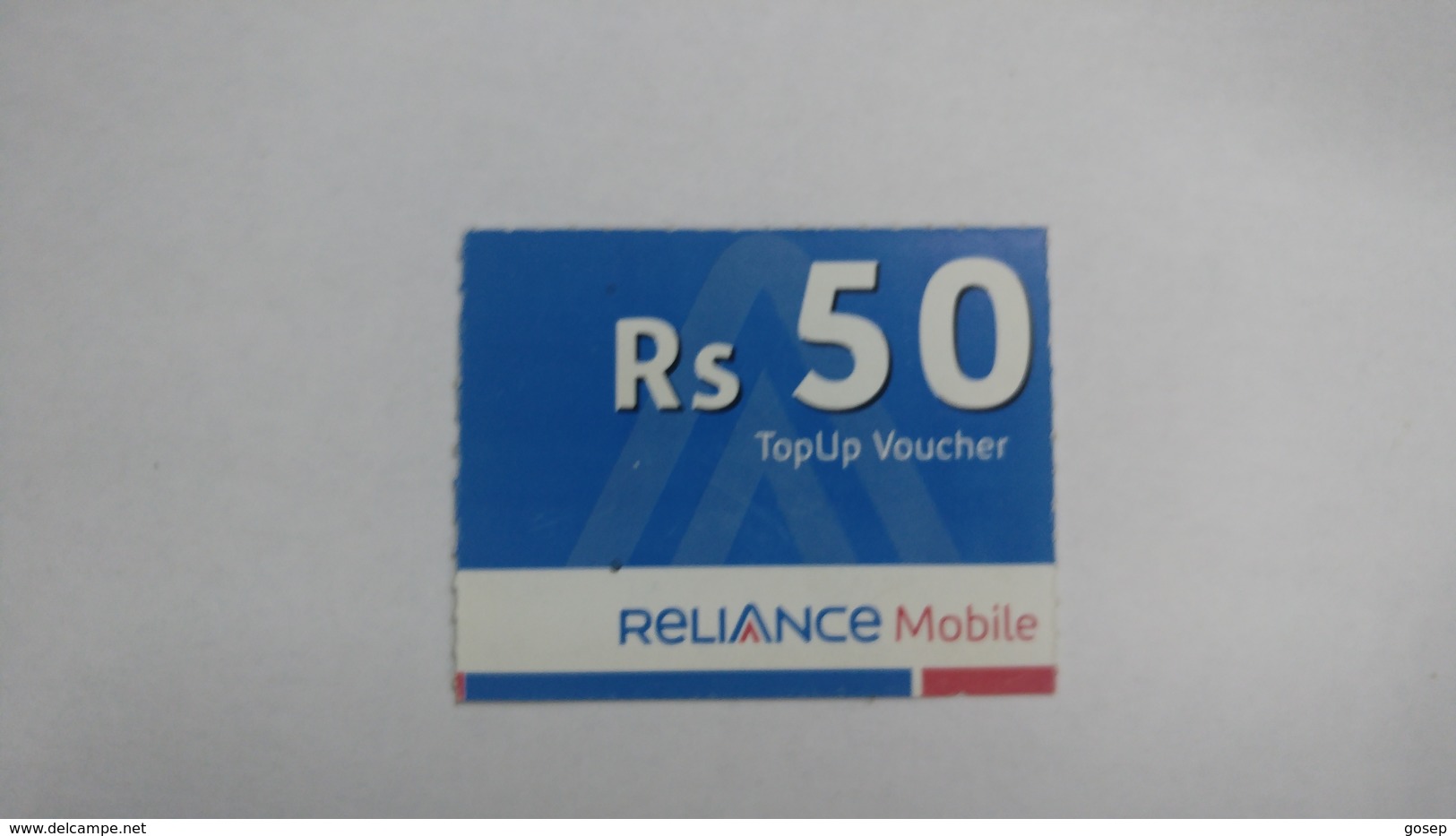 India-reliance Mobile Card-(26e)-(rs.50)-(31/12/2010)-(maharashtra)-card Used+1 Card Prepiad Free - Indien