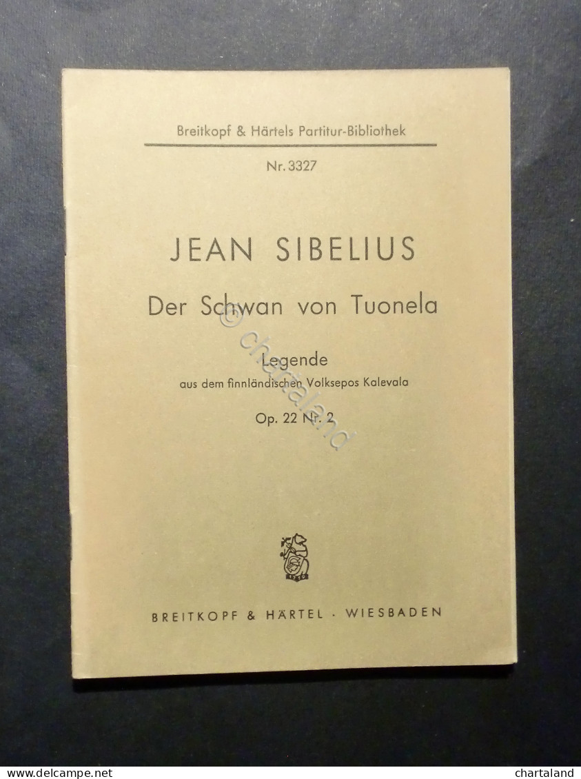 Musica Spartiti - Jean Sibelius - Der Schwan Von Tuonela - Op. 22 Nr. 2 - Non Classificati