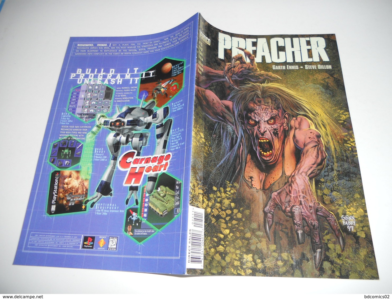 PREACHER N°25  DC VERTIGO EN V O - Marvel