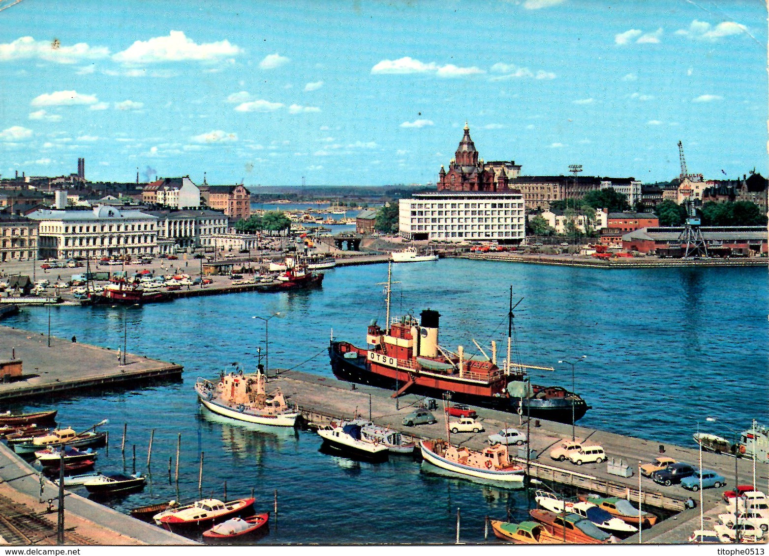 FINLANDE. Carte Postale écrite. Helsinki-Helsingfors. - Finlande