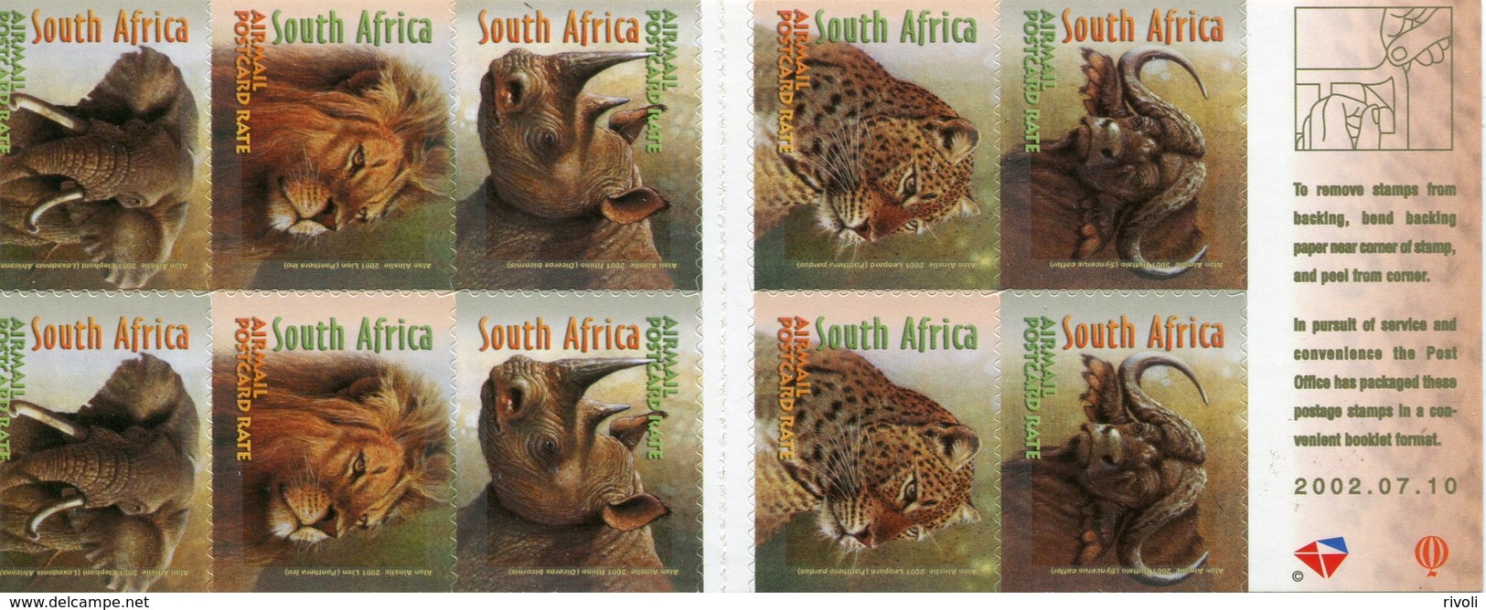 AFRIQUE DU SUD 2002 - SOUTH AFRICA - 1343BA-1347BA Carnet De Timbres (complète.Edition.) - Carnets