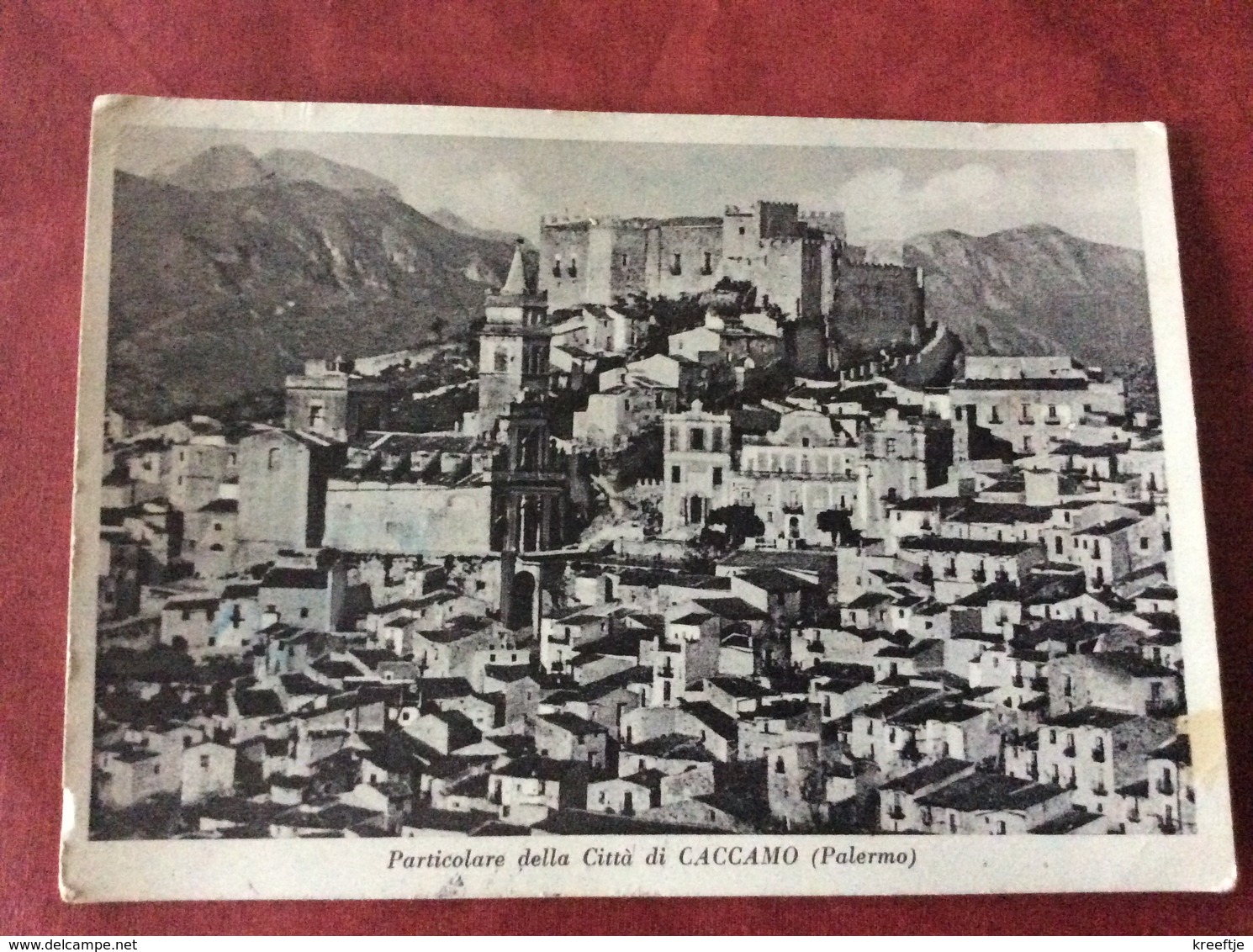 Italia. Palermo. Particolare Della Citta Di Caccamo 1961 - Palermo