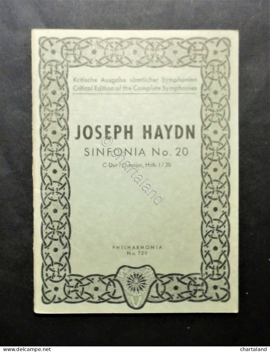 Musica Spartiti - Philharmonia No. 720 - Joseph Haydn - Sinfonia No. 20 - Non Classificati