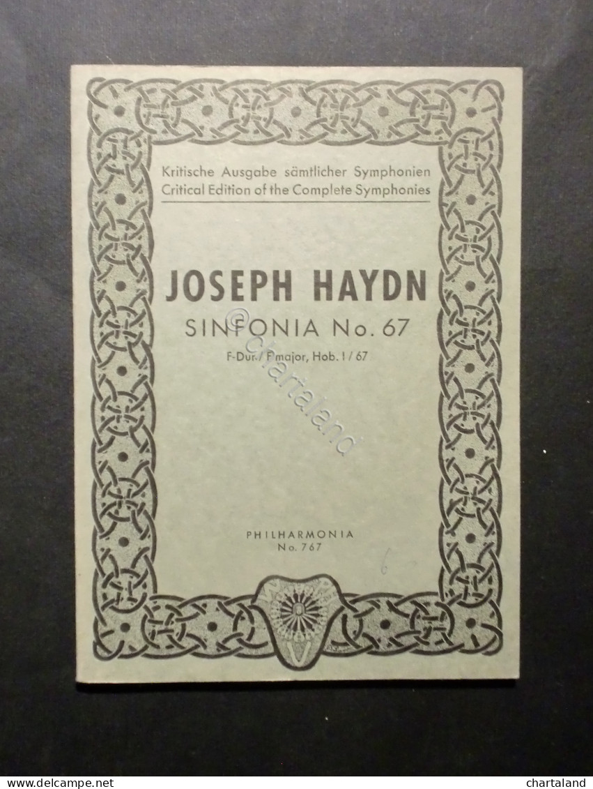 Musica Spartiti - Philharmonia No. 767 Joseph Haydn - Sinfonia No. 67 - Non Classés