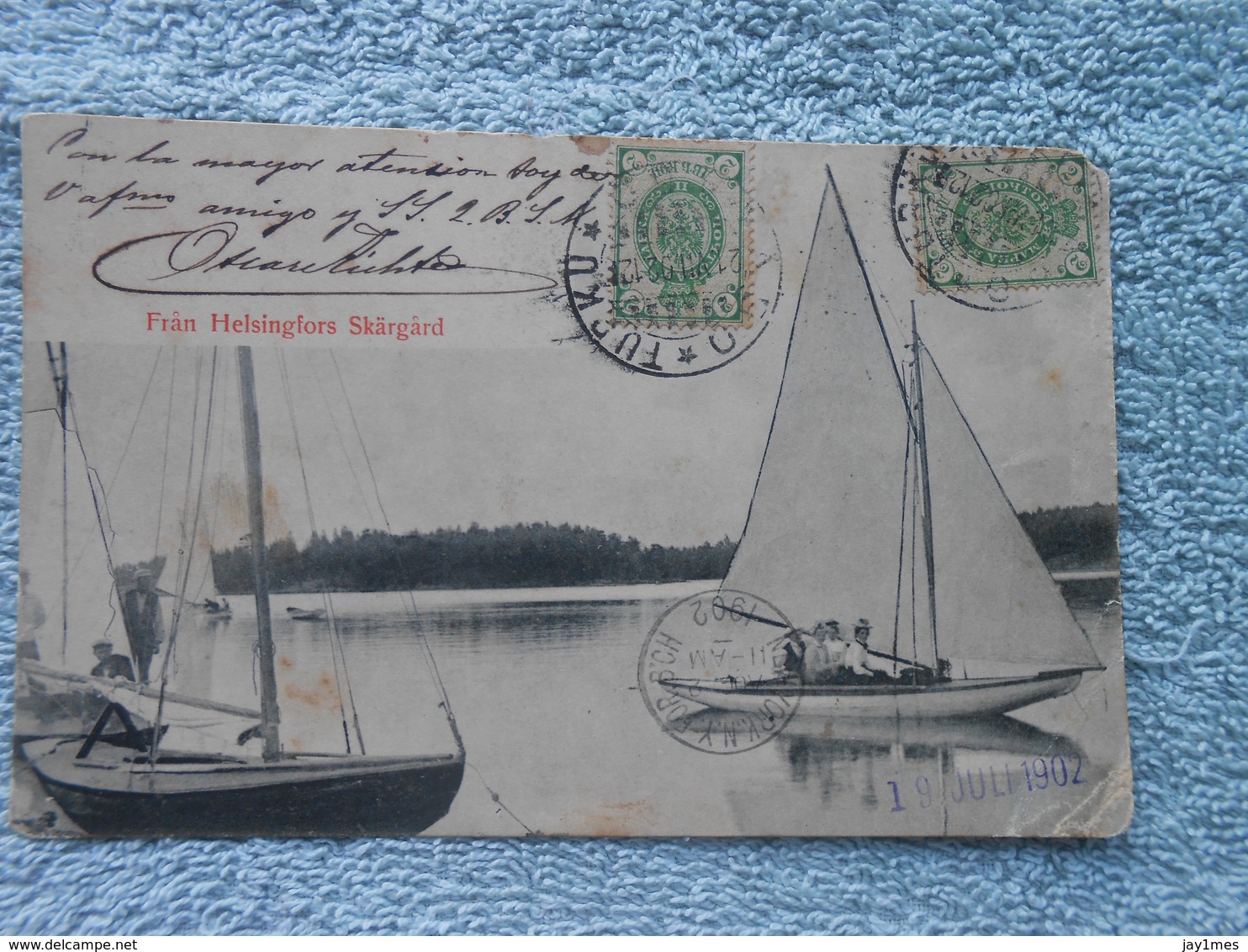 5 Cpa Finland Abo Turku Naantali 1902-03 - Finlande