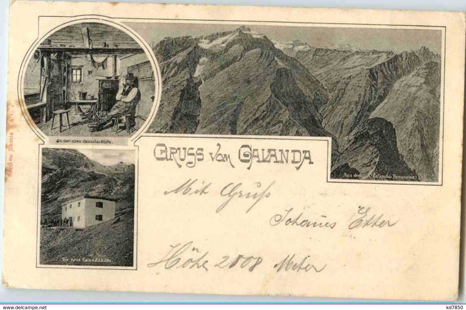 Gruss Vom Calanda - Berghütte - Other & Unclassified