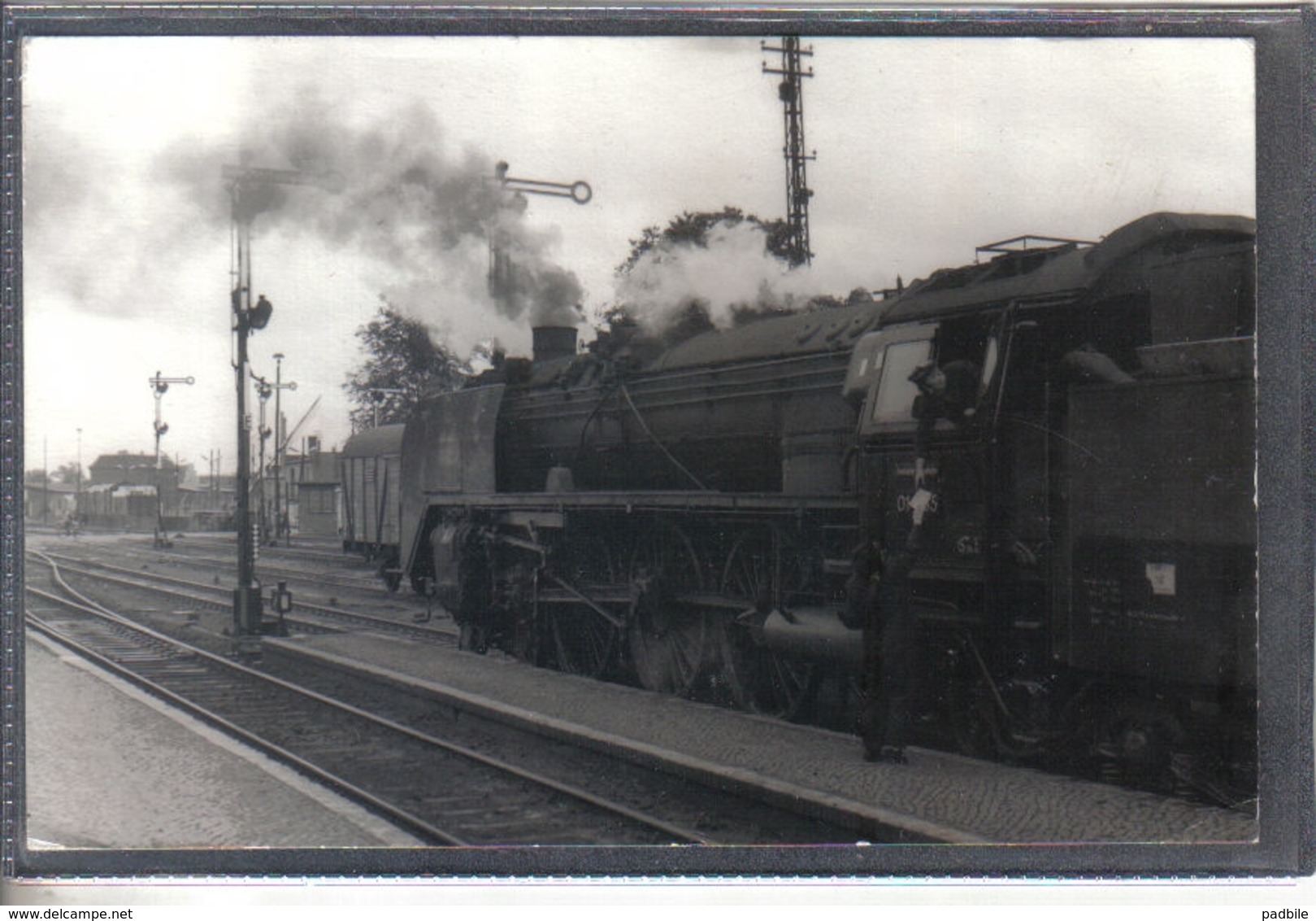 Photo Originale Allemande 1968  Wittenberge Railway Train Locomotive Cliché Marc Dahlström - Trains