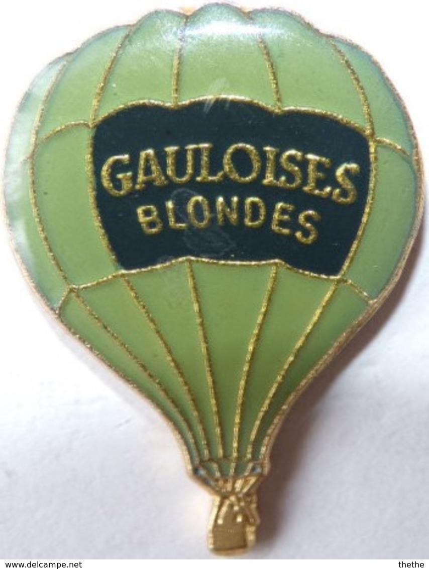 Montgolfière -Cigarettes GAULOISES  BLONDES - Montgolfières