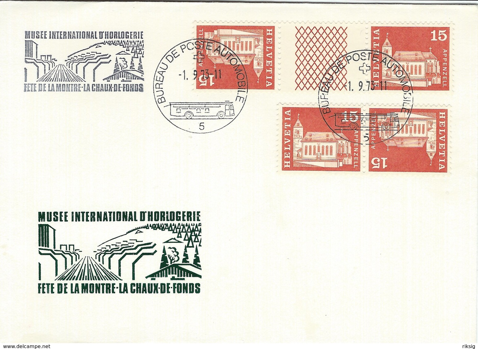 Switzerland - Cover : Musee International D`Horlogerie.  H-1407 - Altri & Non Classificati