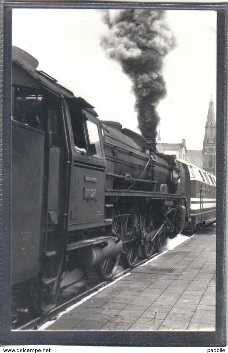 Photo Originale Allemande 1968  Schwerin  Railway Train Locomotive Cliché Marc Dahlström - Trains