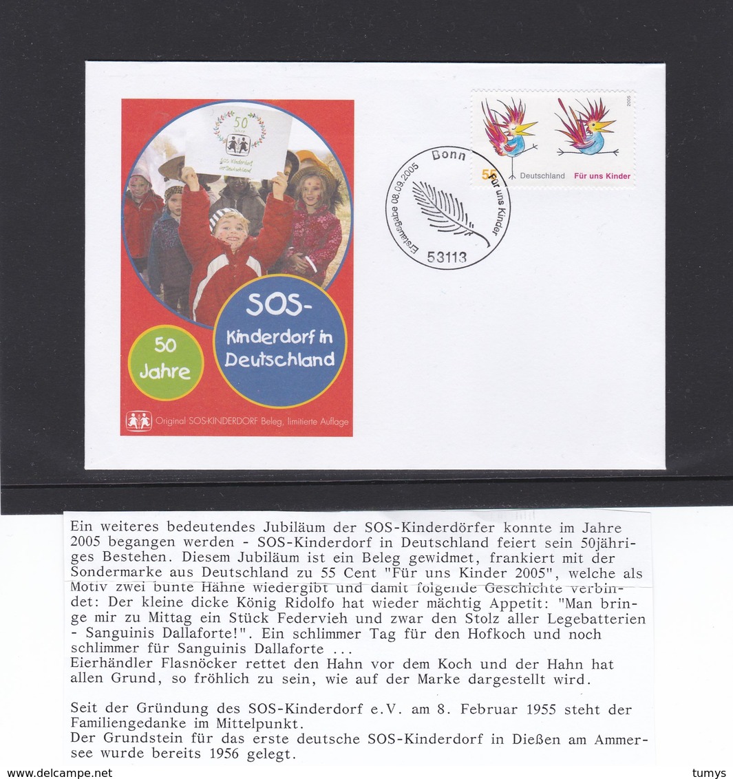 SOS Kinderdorf 17xBelege Kindern Gewidmet U. A. Kleine Prinz, Biene Maja, Rotkäppchen, Grimm, Ostern 2012-2015 - Sonstige & Ohne Zuordnung