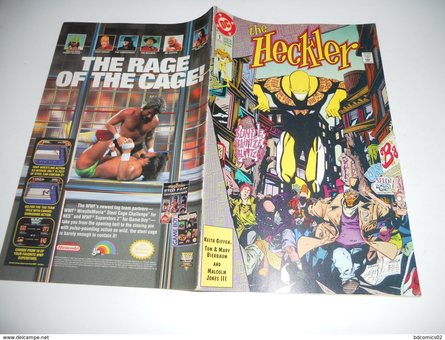THE HECKLER Comic - No 1 - Date 09/1992 - DC Comic EN V O - Marvel