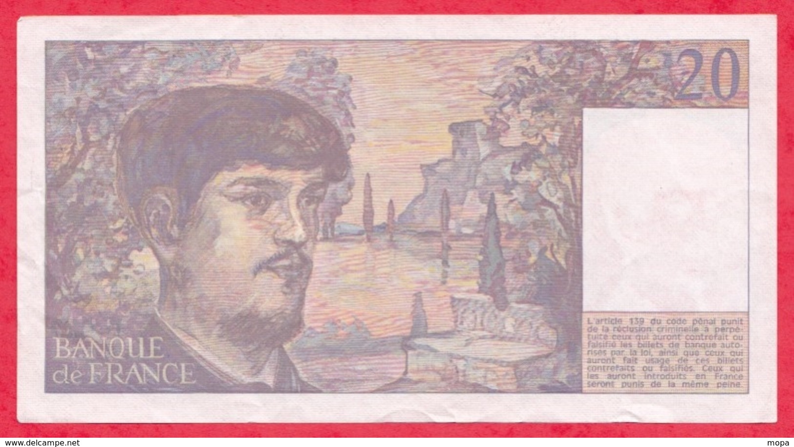 10 Francs "Debussy" 1987 -------XF/SUP+-Série D.022 - 20 F 1980-1997 ''Debussy''