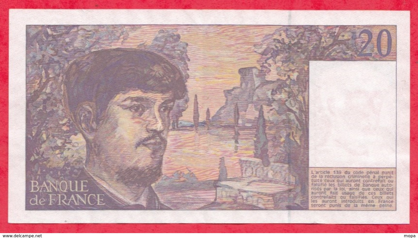 10 Francs "Debussy" 1993 -------VF/SUP-----Série H.038 - 20 F 1980-1997 ''Debussy''