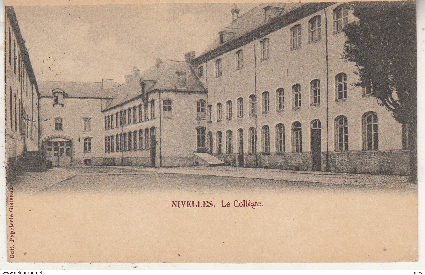 Nivelles - Le Collège - 1903 - Edit. Papeterie Godeaux - Nivelles