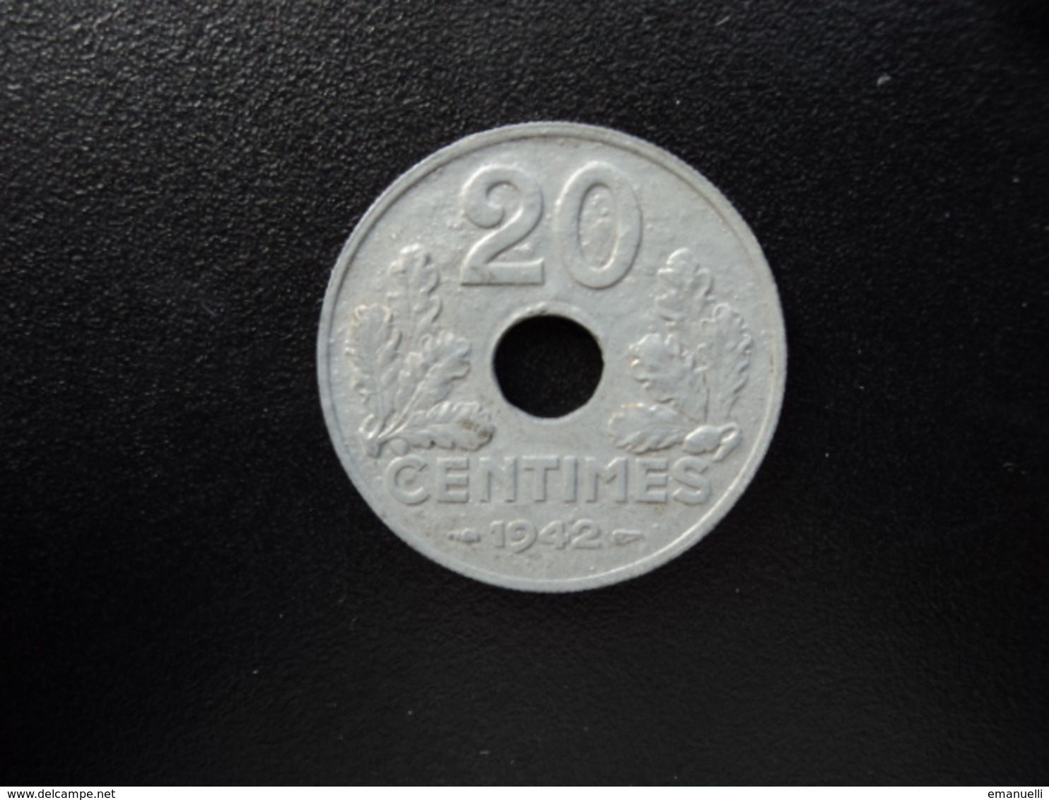 FRANCE : 20 CENTIMES  1942 *   F.153 / G.321 / KM 900.1     SUP - 20 Centimes