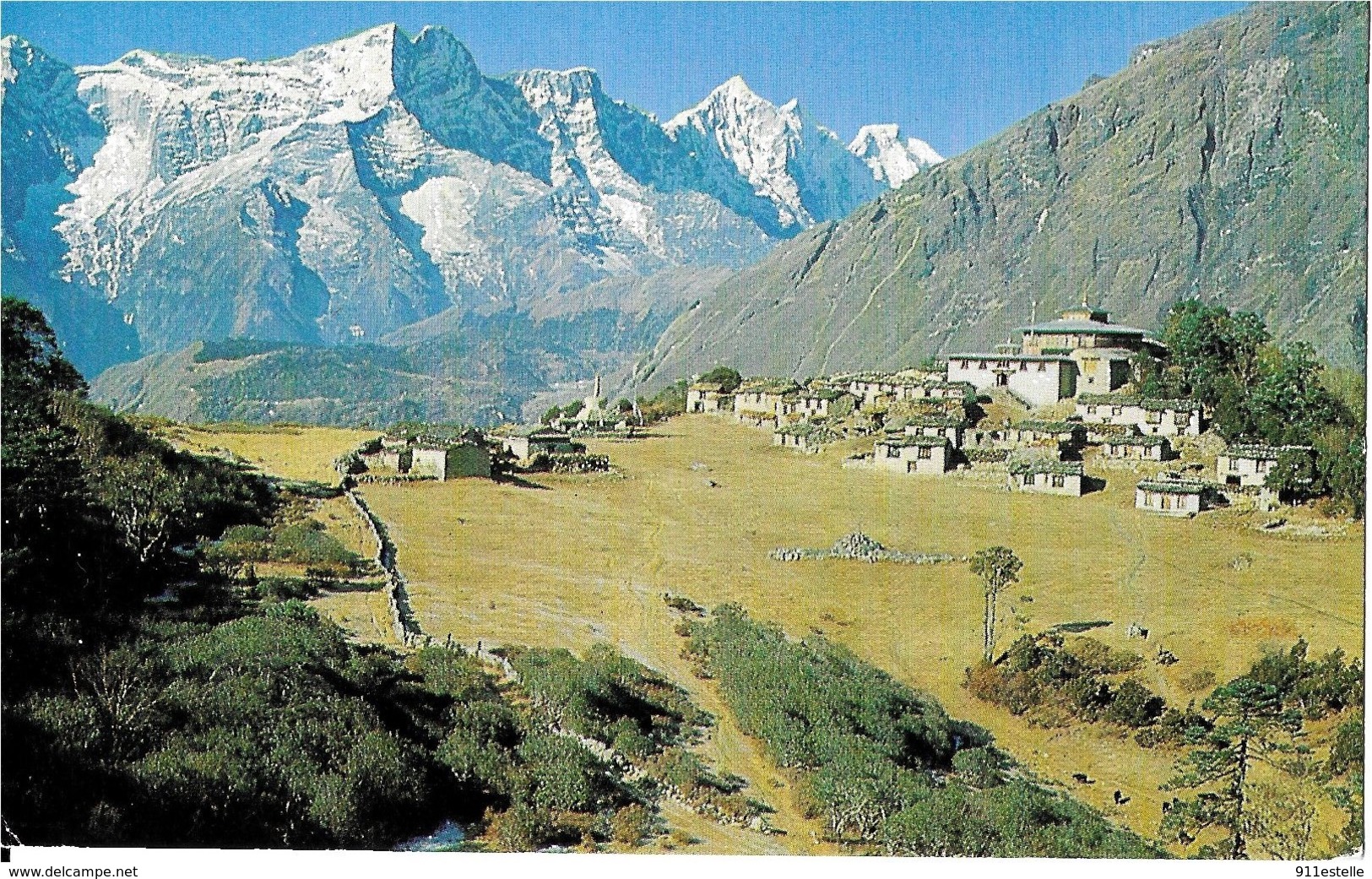 Nepal THYANGBOCHE   .TEMPLE  AND  KWANGDE - Népal