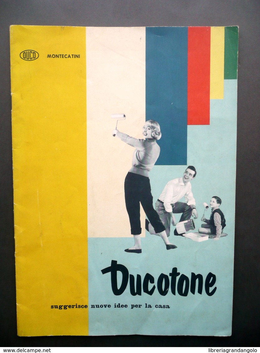 Ducotone Duco Montecatini Fascicolo Pubblicità Colori Interni Casa Design 1957 - Non Classificati