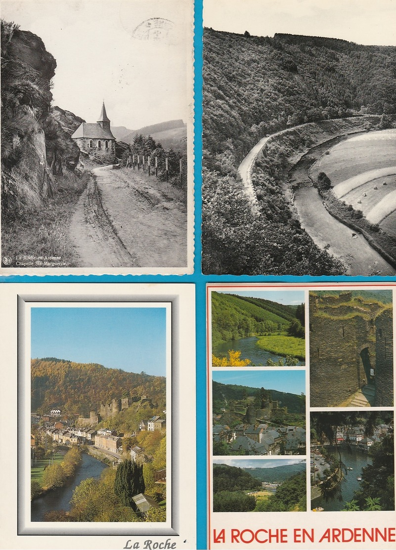 BELGIË La Roche, Lot van 60 Postkaarten, Cartes Postales