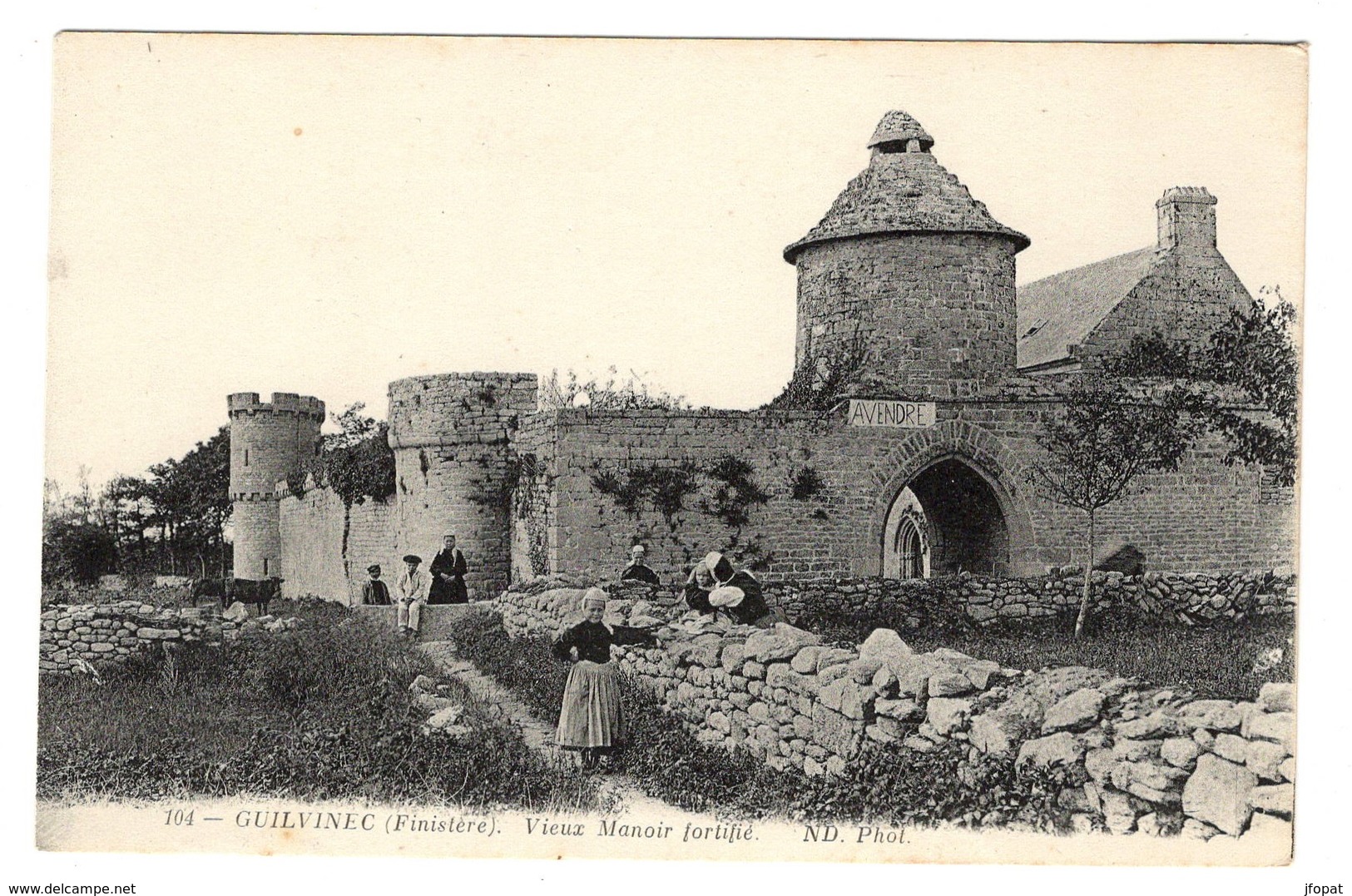 29 FINISTERE - GUILVINEC Vieux Manoir Fortifié - Guilvinec