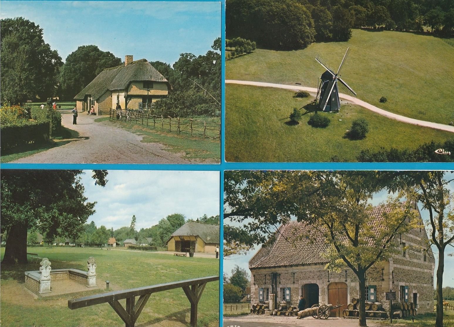 BELGIË Bokrijk, Lot van 50 Postkaarten, Cartes Postales