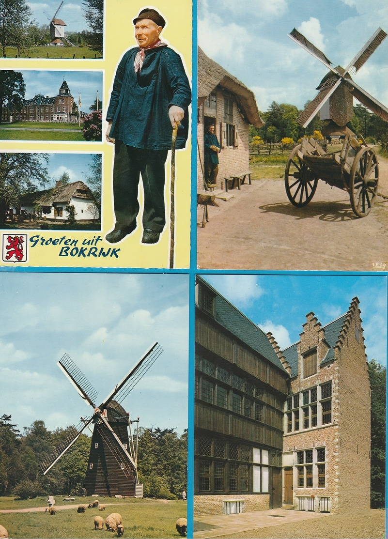 BELGIË Bokrijk, Lot van 50 Postkaarten, Cartes Postales