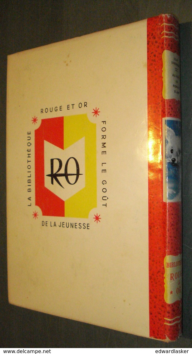 Bibl. ROUGE ET OR N°100 : Au Pays Du RENARD BLANC //Olaf Swenson - 1956 - Sainte-Croix - Bibliotheque Rouge Et Or