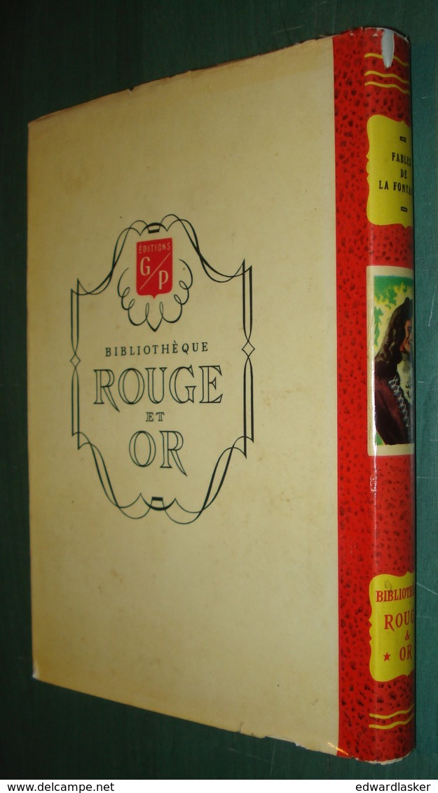 Bibl. ROUGE ET OR N°4 : Fables De LA FONTAINE - 1949 - Raoul Auger - Bibliotheque Rouge Et Or