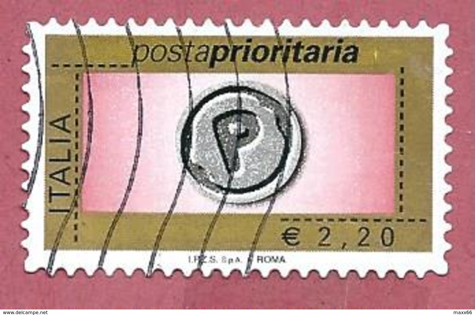 ITALIA REPUBBLICA USATO - 2004 - POSTA PRIORITARIA - € 2,20 - S. 2750 - 2001-10: Usati