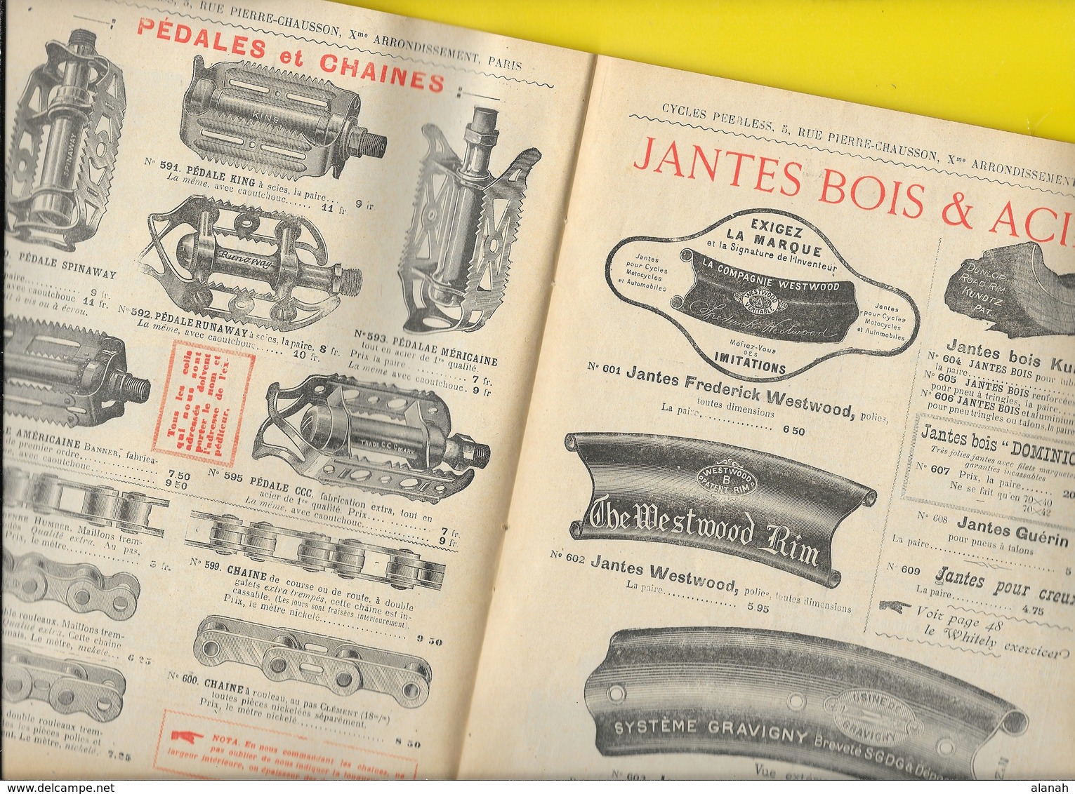 Catalogue 1901 Cycles "PEERLESS" 48 Pages + Couverture Format 22 X 18 Cm Env.. - Cyclisme