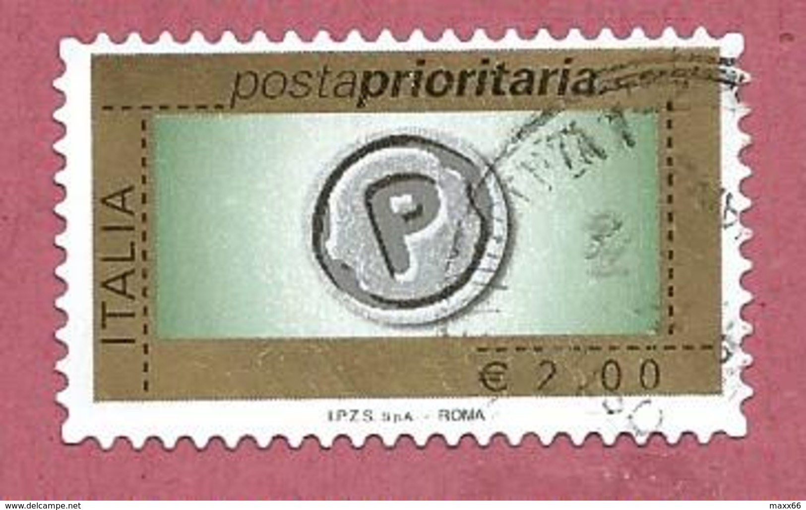 ITALIA REPUBBLICA USATO - 2008 - Posta Prioritaria Senza Numerale - Serie Ordinaria - € 2,00 - U. 3121 - 2011-20: Usati