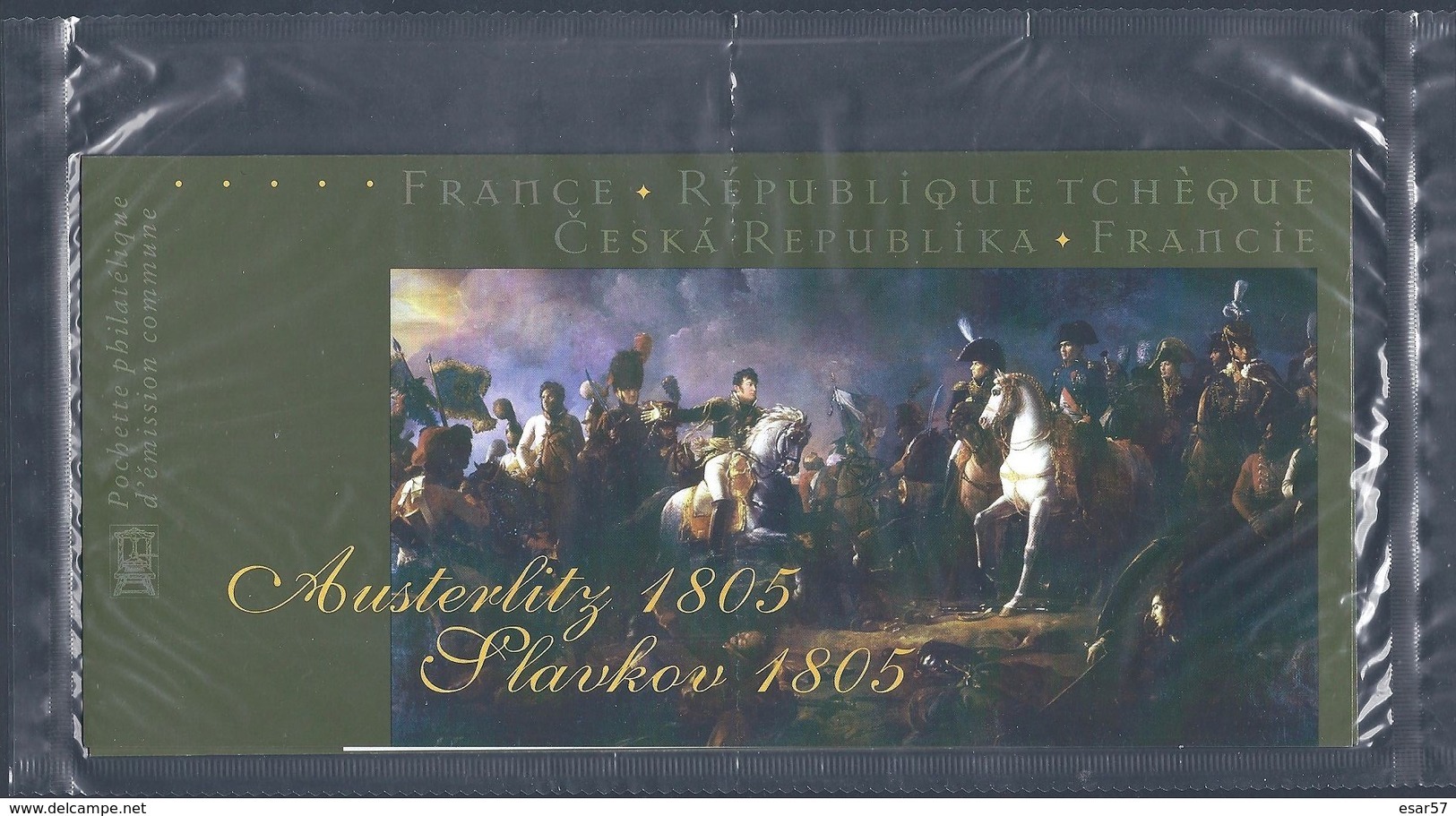 Pochette Philatélique D'émission Commune 2005 FRANCE - REPUBLIQUE TCHEQUE Neuve Sous Blister ** - Souvenir Blocks