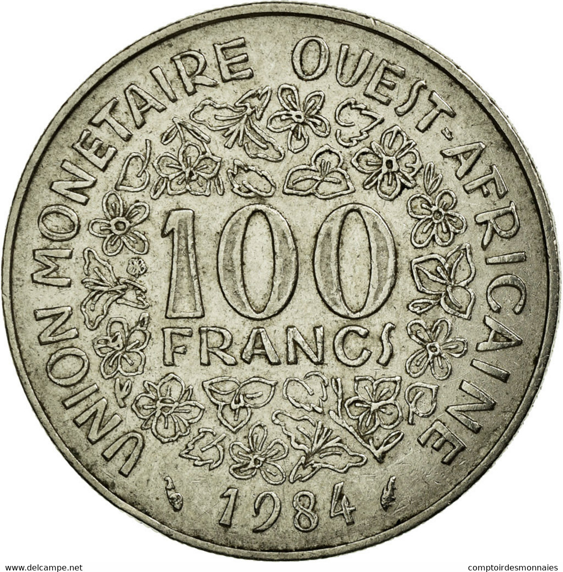 Monnaie, West African States, 100 Francs, 1984, TTB, Nickel, KM:4 - Côte-d'Ivoire