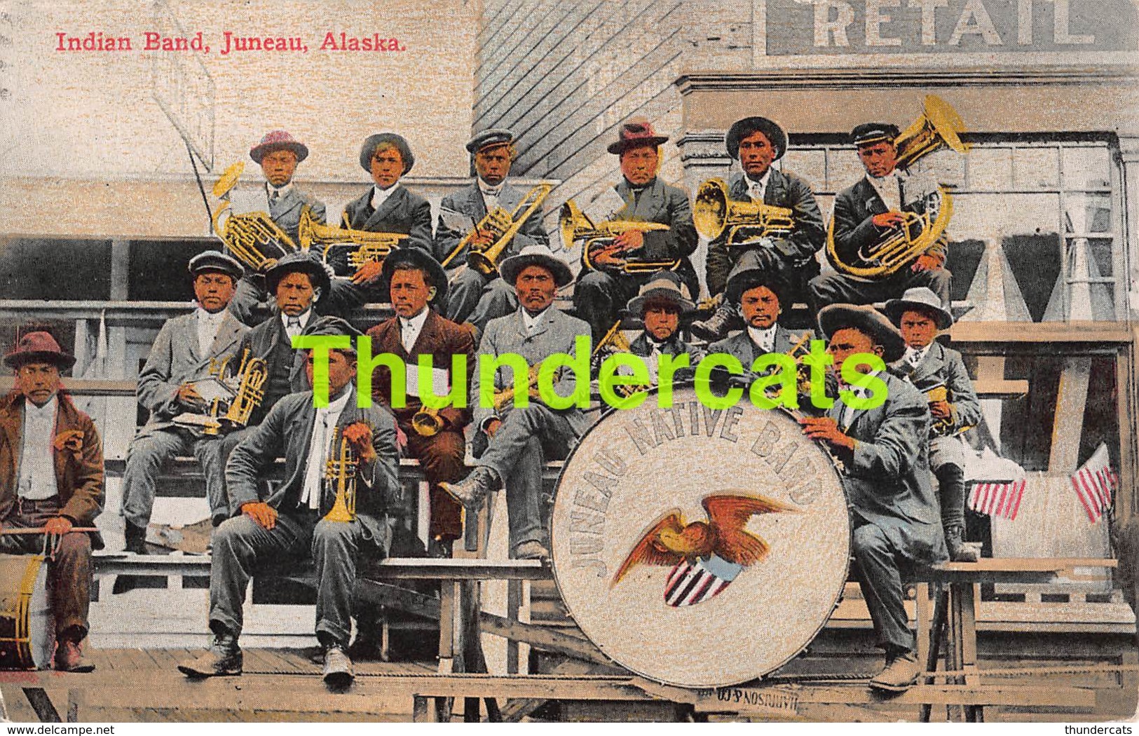 CPA  INDIAN BAND JUNEAU ALASKA - Autres & Non Classés