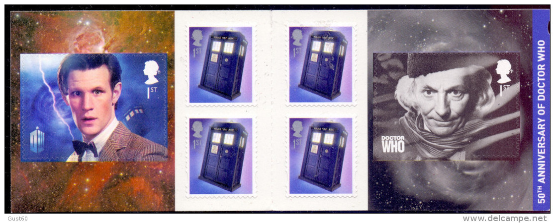 Great Britain 2013 Bkl PM36 6x1st Doctor Who - Libretti