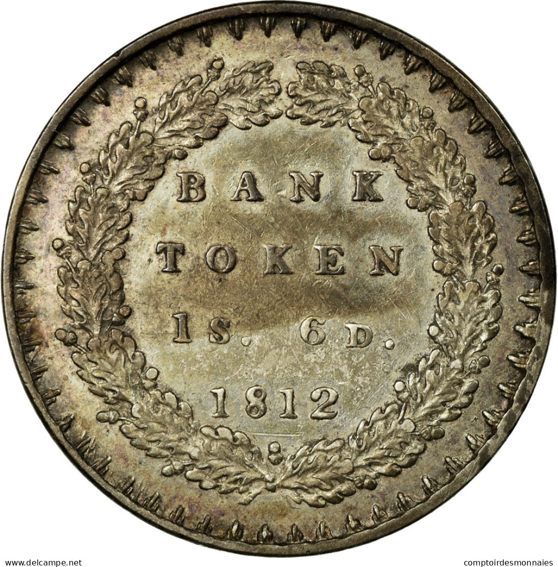 Monnaie, Grande-Bretagne, George III, 1 Shilling 6 Pence, 18 Pence, 1812 - H. 1 Shilling