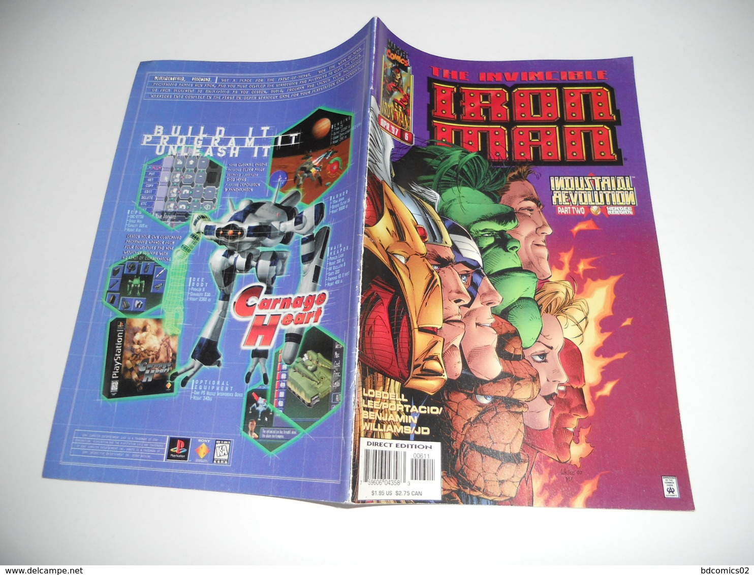 Marvel Comics Group The Invincible Iron Man Industrial Revolution Vol 2 N°6 1997 EN VO - Marvel