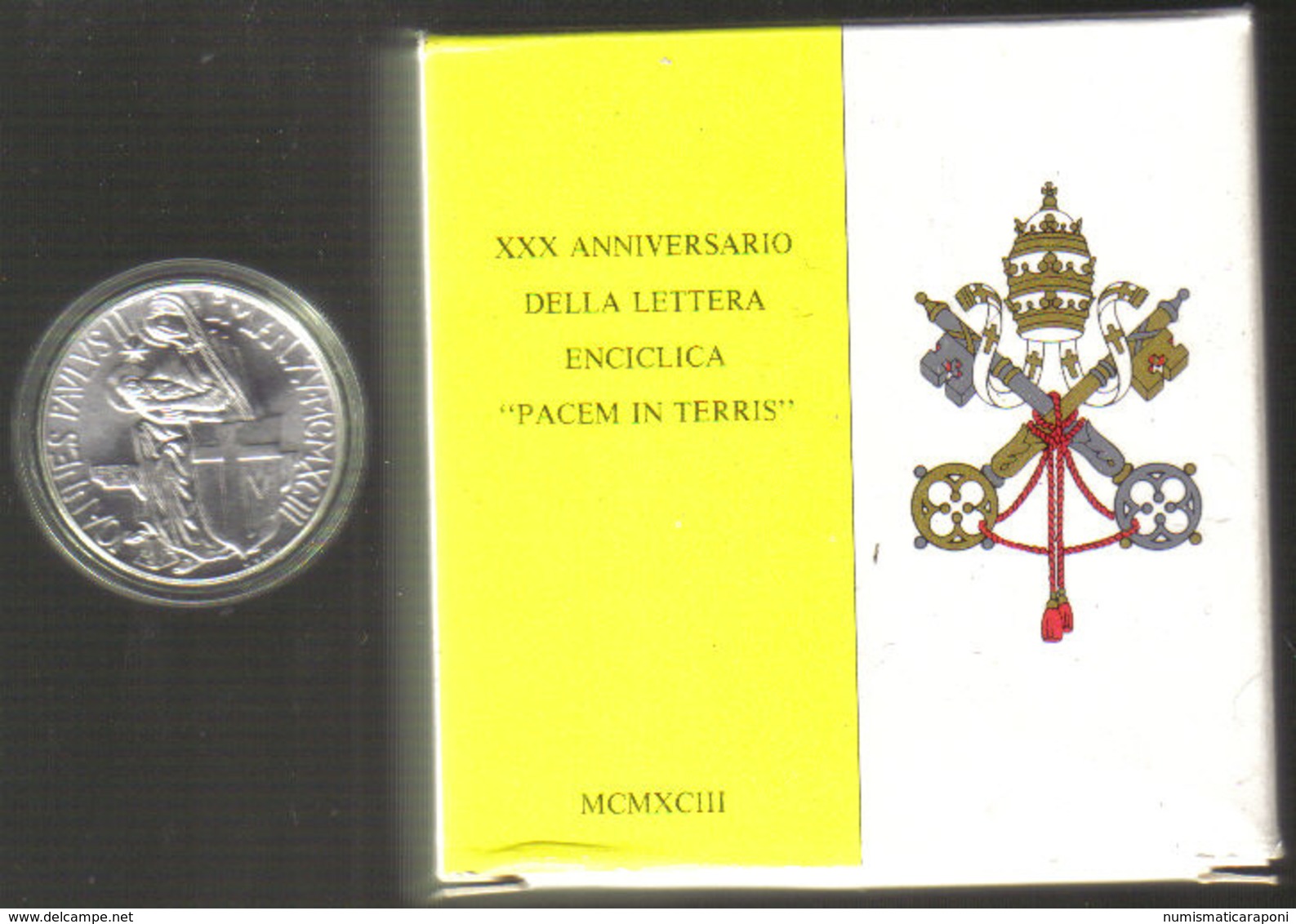 Vaticano 1993 Pacem In Terris  Fdc UFFICIALE SUPER OFFERTA - Vatican