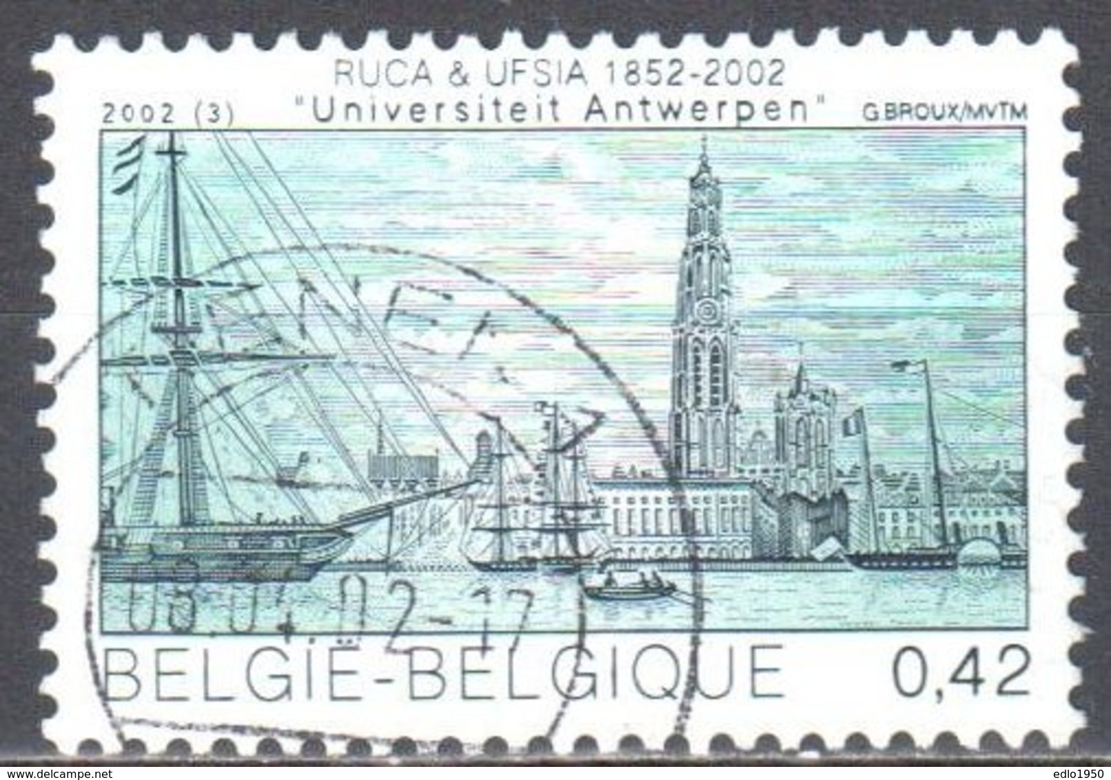 Belgium 2002 - Mi.3107 - Used - Oblitéré - Gebraucht