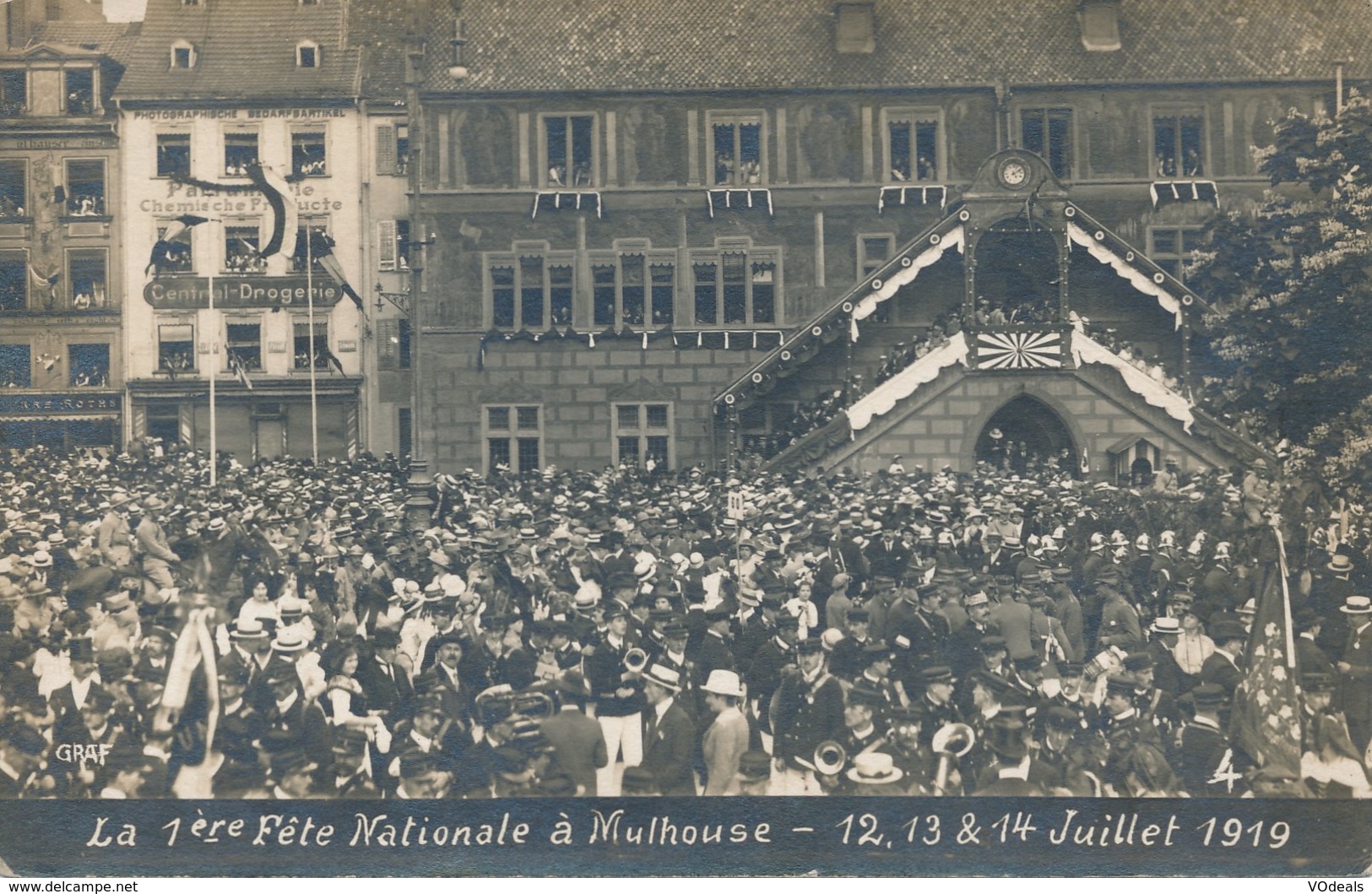 CPA - France - (68) Haut-Rhin - Mulhouse - La 1ère Fête Nationale à Mulhouse - 12, 13 & 14 Juillet 1919 - Mulhouse