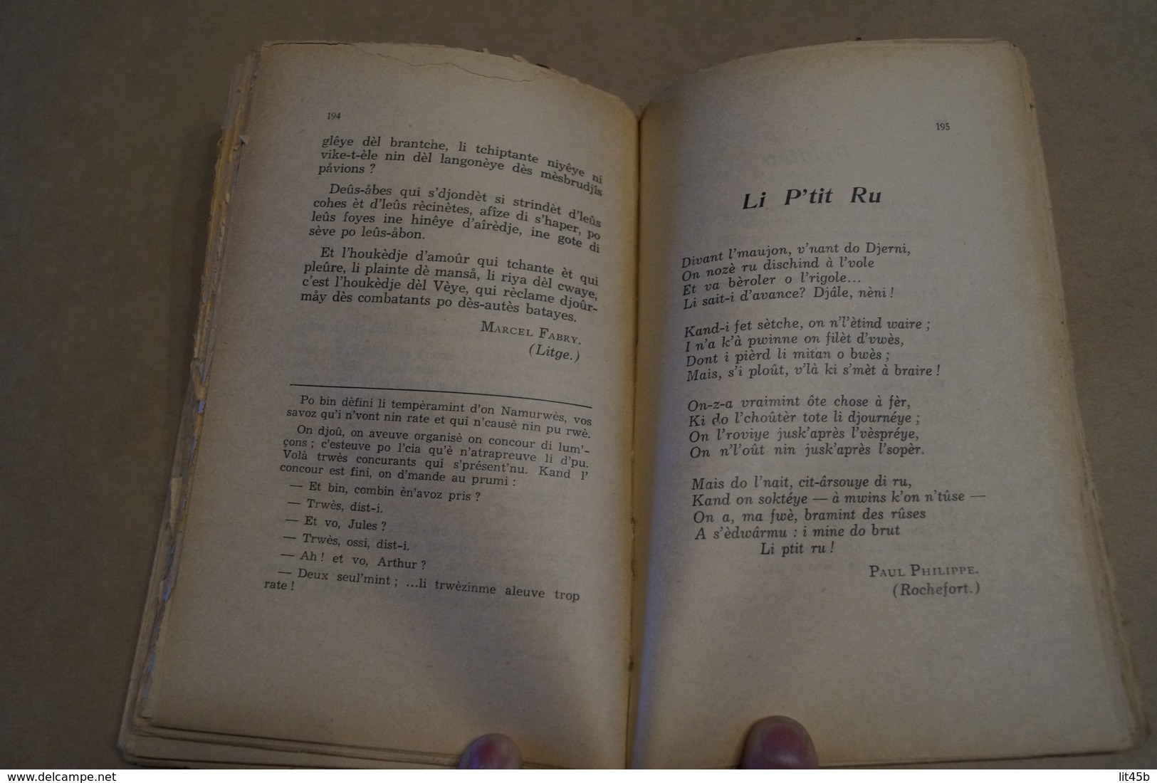 ancien almanach Wallon 1947,édité en 1946,complet 234 pages,20 Cm./12,5 Cm.collection